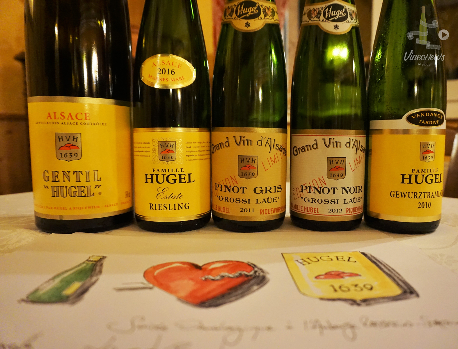 Soirée Œnologique avec le Domaine HUGEL à l’Auberge Ramstein