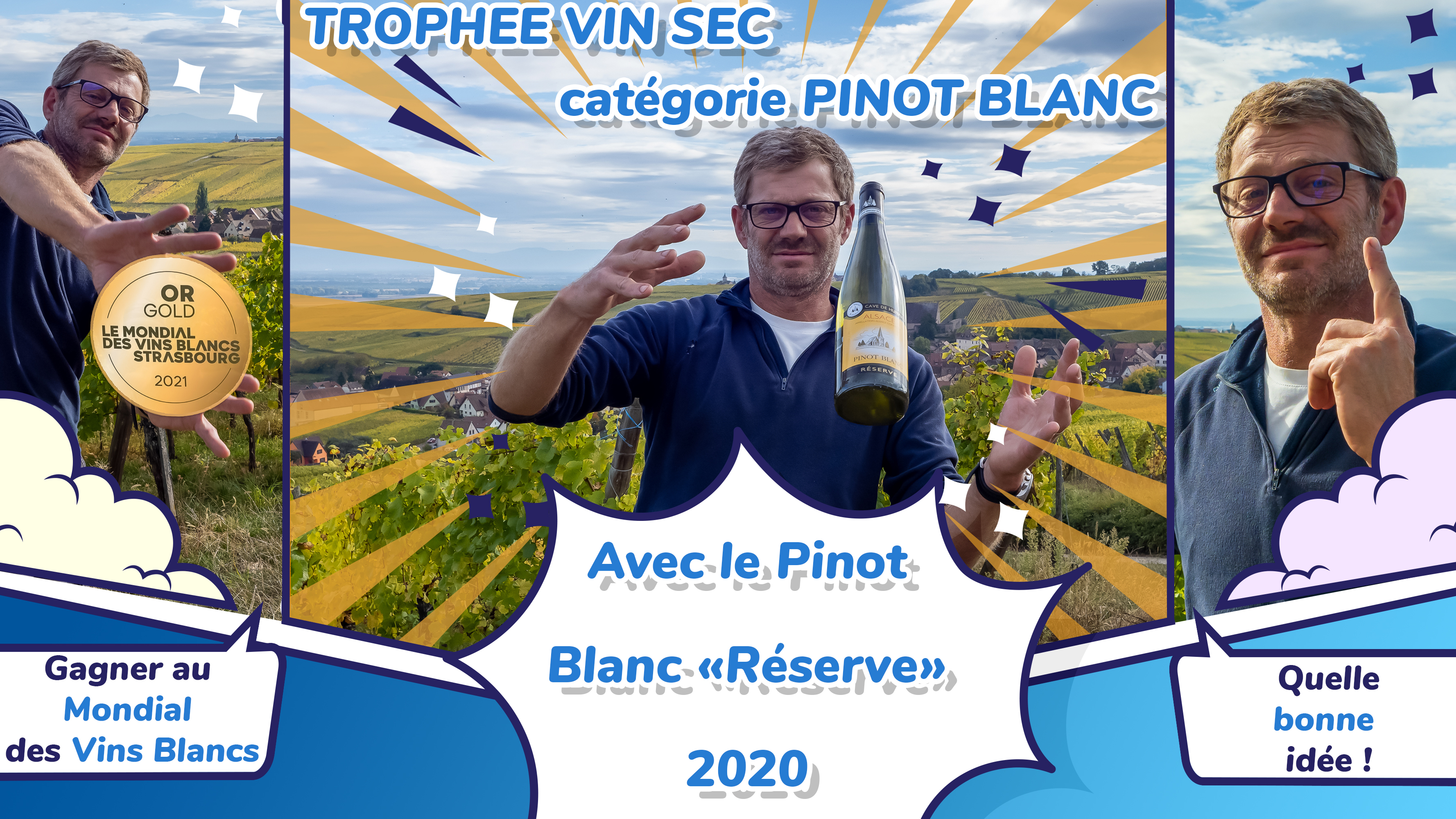 Mondial des Vins Blancs avec la Cave de Hunawihr